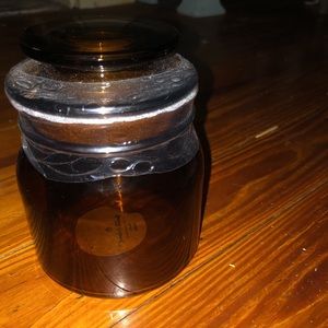 NWT Hearth & hand amber jar